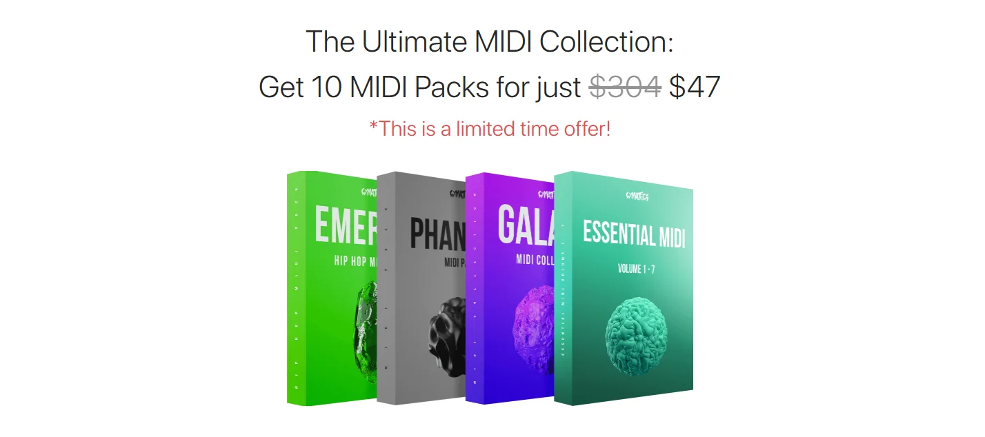 【EDM多风格终极MIDI套装】Cymatics – The Ultimate MIDI Collection