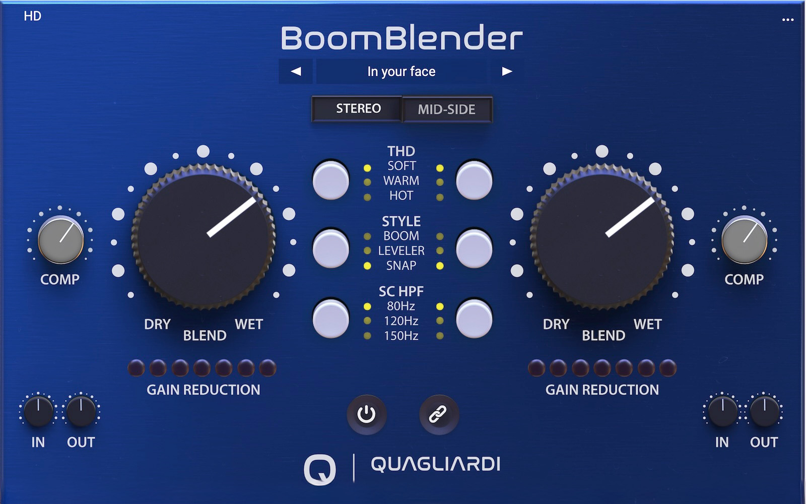 【多功能压缩插件】Quagliardi Pro Audio – BoomBlender v1.0.1