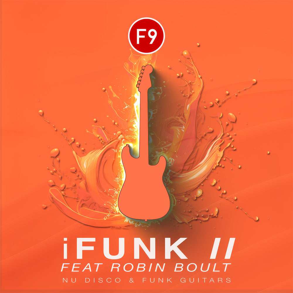 【 Disco多风格吉他采样包+音色库】F9 iFunk II Ft Robin Boult Contemporary Nu Disco Guitars Logic Pro Edition