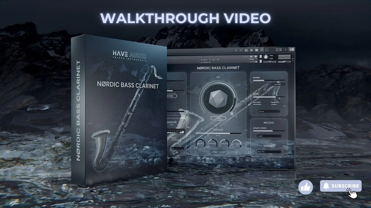 【北欧低音单簧乐器Kontakt扩展】Have Audio – Nørdic Bass Clarinet