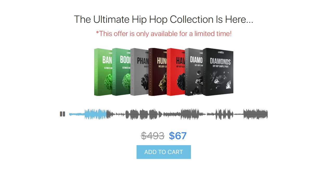 【Cymatics厂牌Hip Ho风格制作采样套件包】Cymatics – The Ultimate Hip Hop Collection