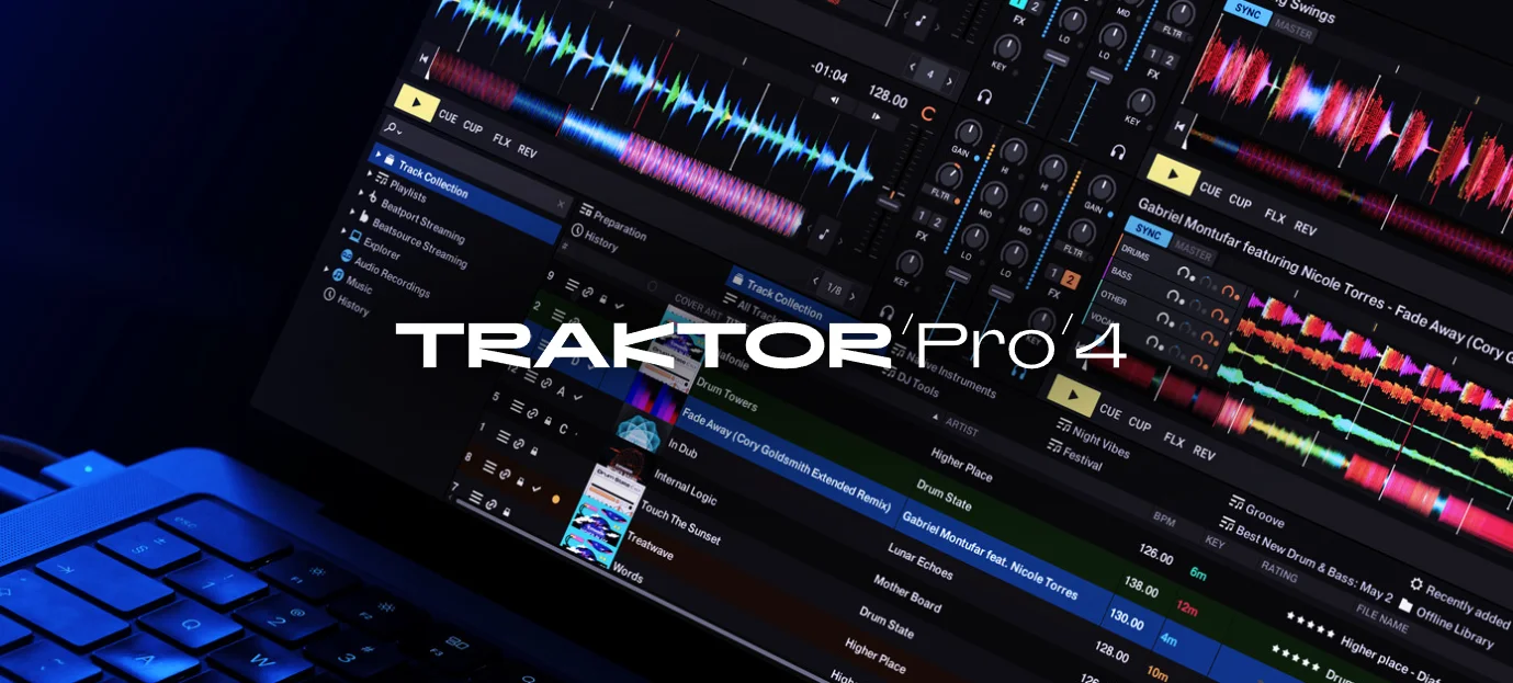 【DJ打碟软件】Native Instruments – Traktor Pro v4