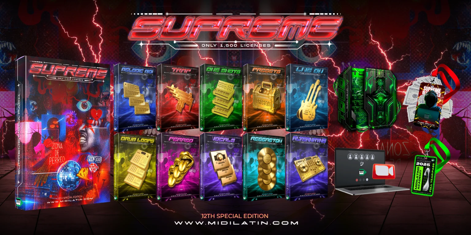 【EDM多风格采样包2026】Midilatino Supreme Mega Pack