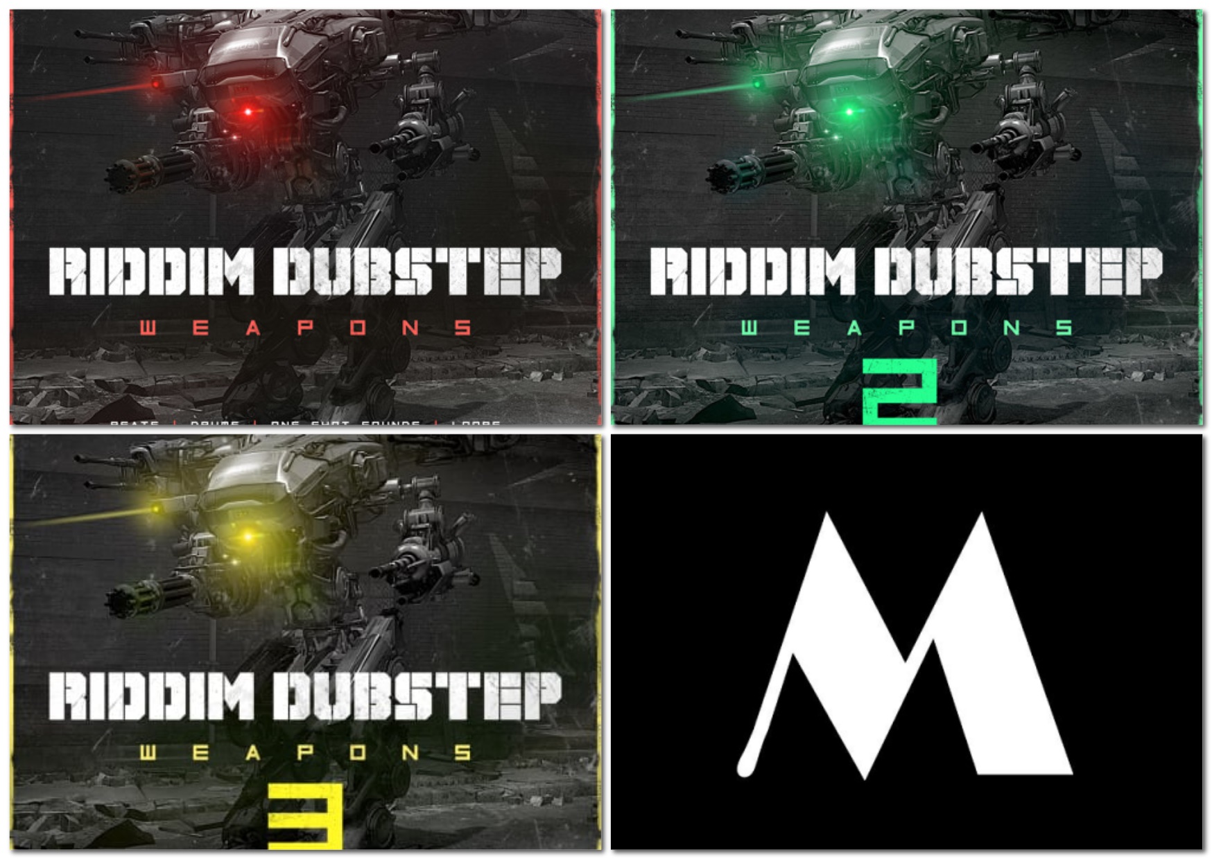 【Riddim Dubste采样包合集】Production Master – Riddim Dubstep Weapons 1-3