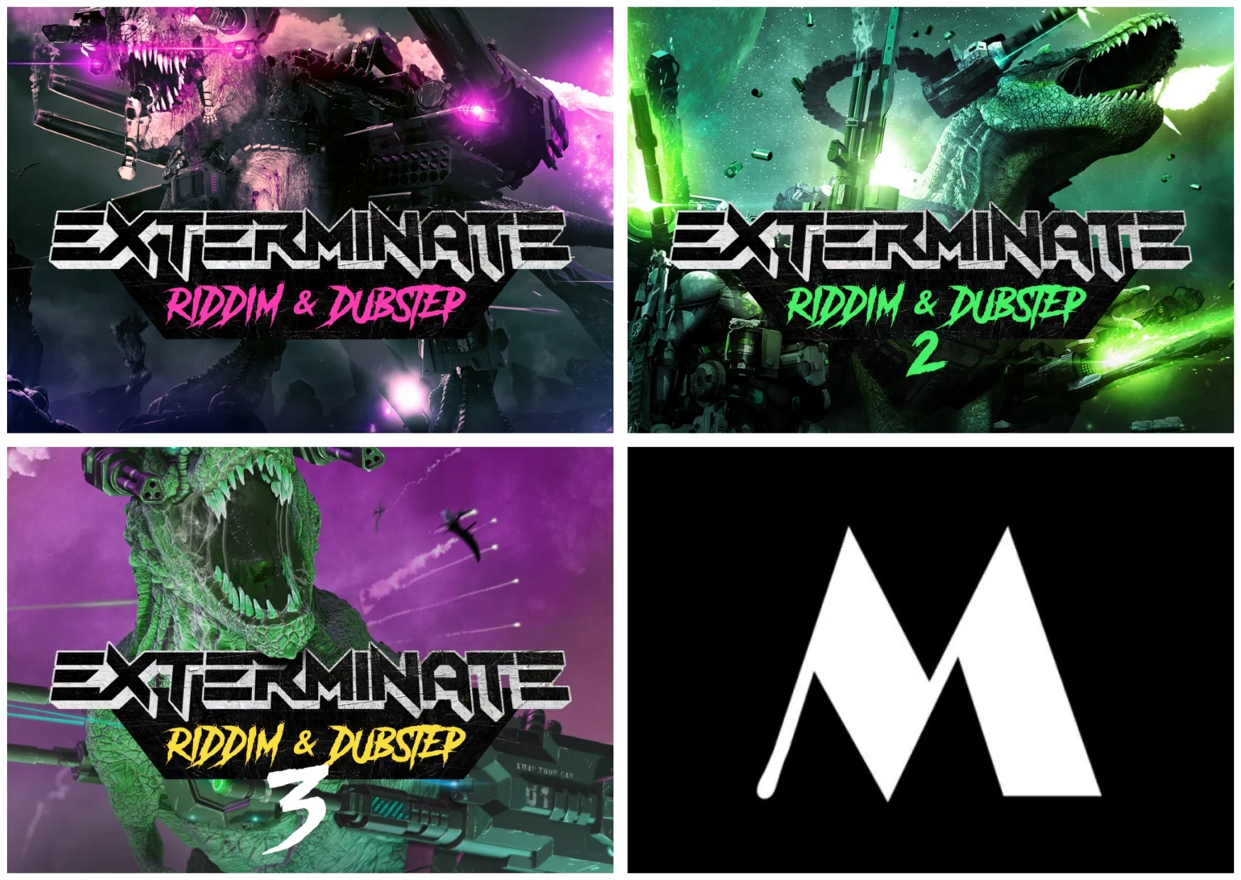 【Riddim Dubstep多风格采样包】Production Master Exterminate Vol 1-3