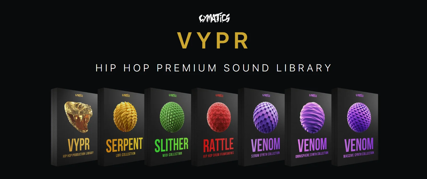 【Trap多风格采样包】Cymatics VYPR + Bonuses Full